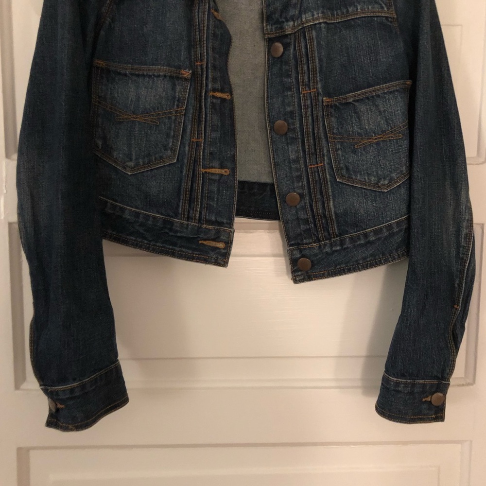 Gap 1969 Cropped Denim Jean Jacket, XS - Picture 5 of 5